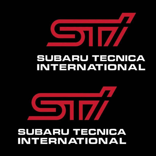 Vinyl Decals | Subaru STI Fog Cover Stickers x2pcs/ set | Subaru Tecnica International Decals | Impreza