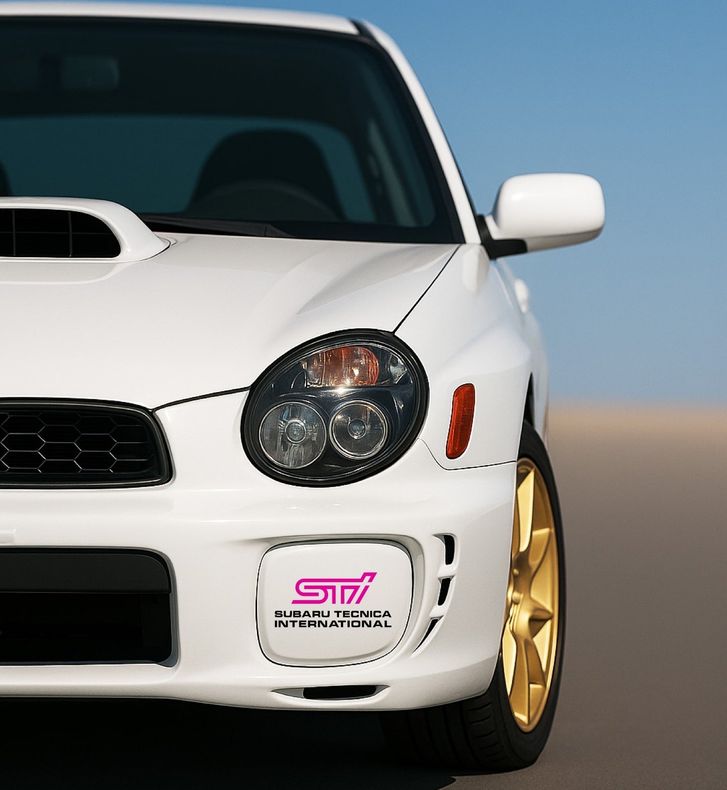 Vinyl Decals | Subaru STI Fog Cover Stickers x2pcs/ set | Subaru Tecnica International Decals | Impreza