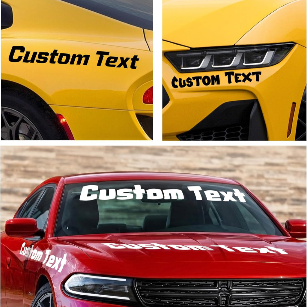 Custom Vinyl Lettering ! Design your Own Vinyl Lettering Decal Sticker (Die-Cut, no background)