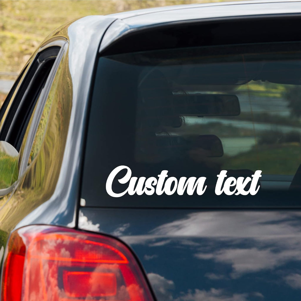 Custom Vinyl Lettering ! Design your Own Vinyl Lettering Decal Sticker (Die-Cut, no background)