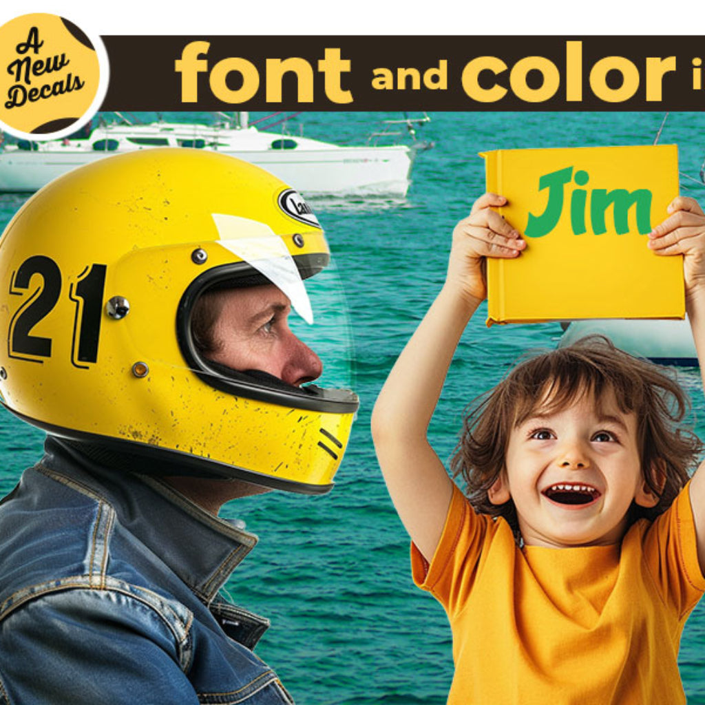 Custom Vinyl Lettering ! Design your Own Vinyl Lettering Decal Sticker (Die-Cut, no background)